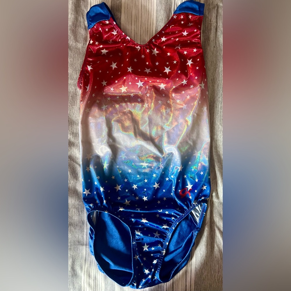 GK USA Gymnastics Leotard, Adult Small